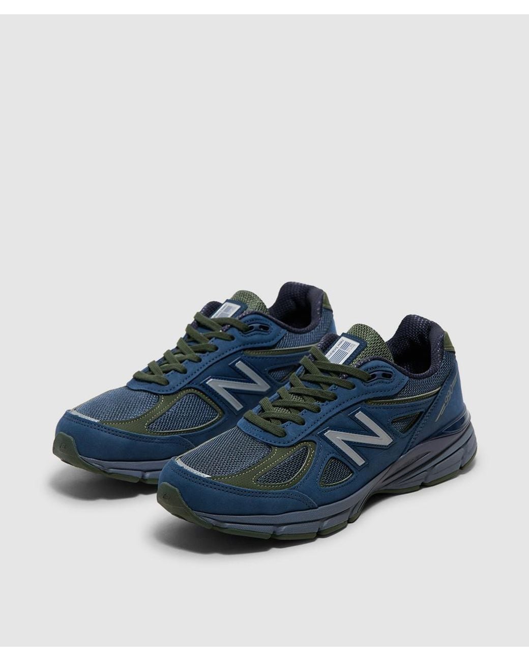New Balance Blue Mius 990V4 Sneaker for men
