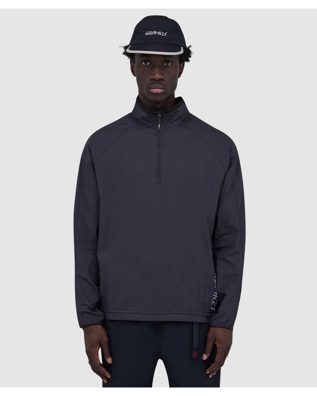 Gramicci Blue Ultra-Light Packable Jacket (Midnight for men