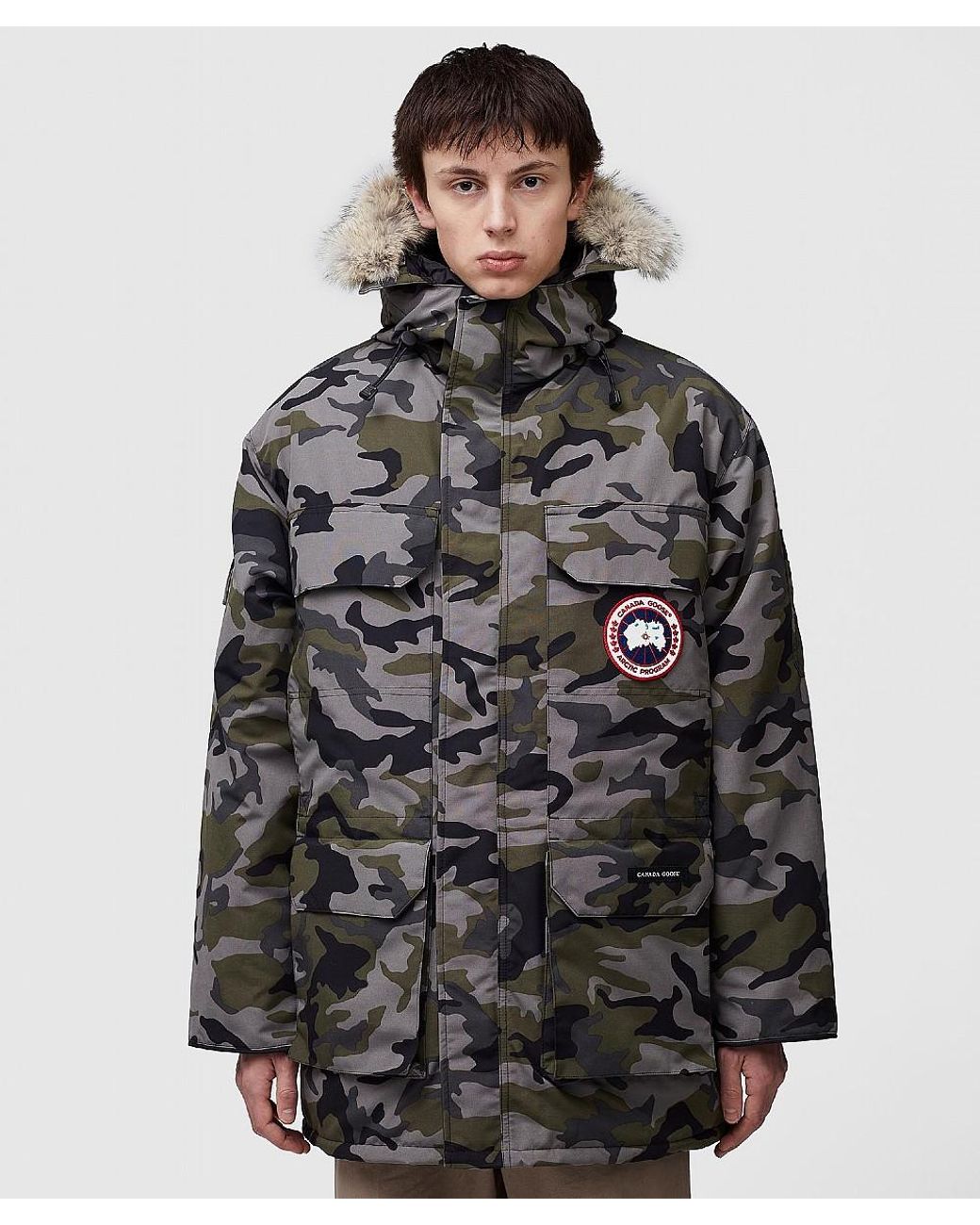 Canada Goose Goose Expedition Down Parka In Grey Gray For Men Save 18 Lyst