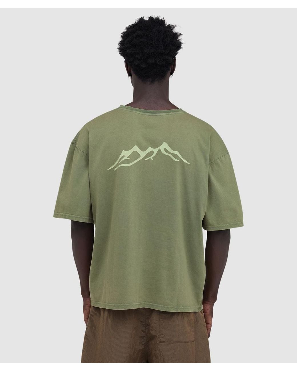 Mellow Clo Green Everyday T-Shirt (Washed Sage for men