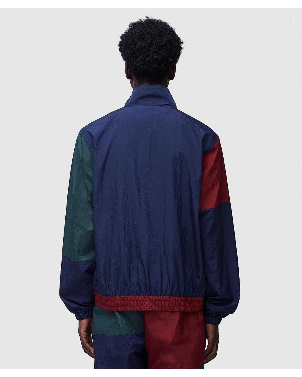 Stussy Panel Track Jacket in Blue for Men | Lyst Stussy Panel Track Jacket in Blue for Men | Lyst