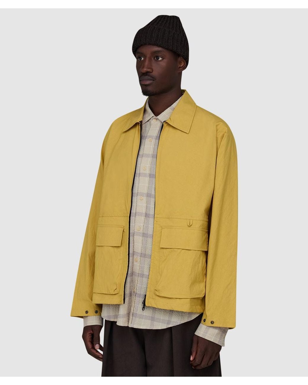 Cafe Mountain Yellow Ideal Jacket (Lichen for men