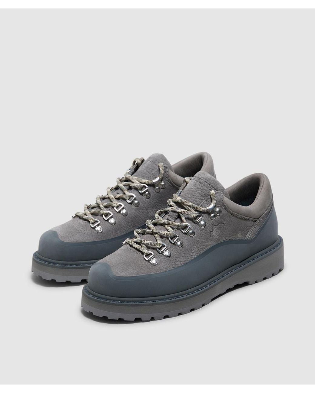 Diemme Gray Cornaro Gomma Boot Structured Leather