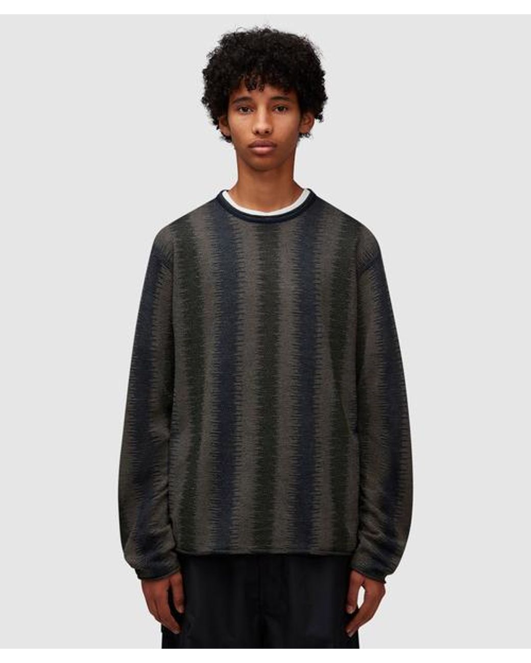 Stussy Shadow Stripe Sweatshirt in Black for Men Lyst