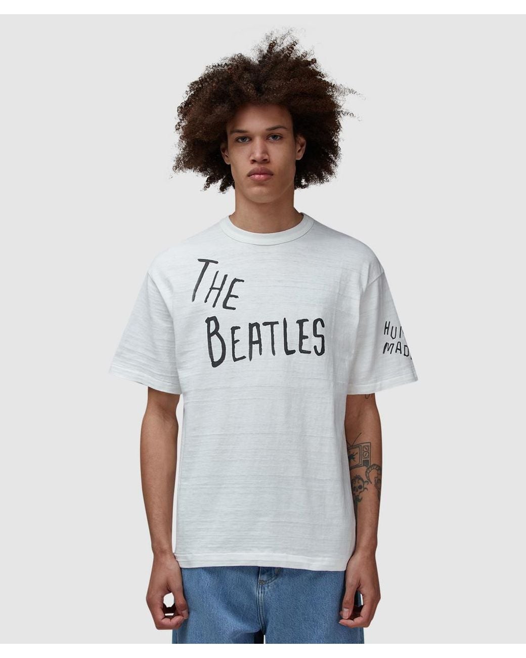 Human Made X The Beatles T-Shirt in White | Lyst UK