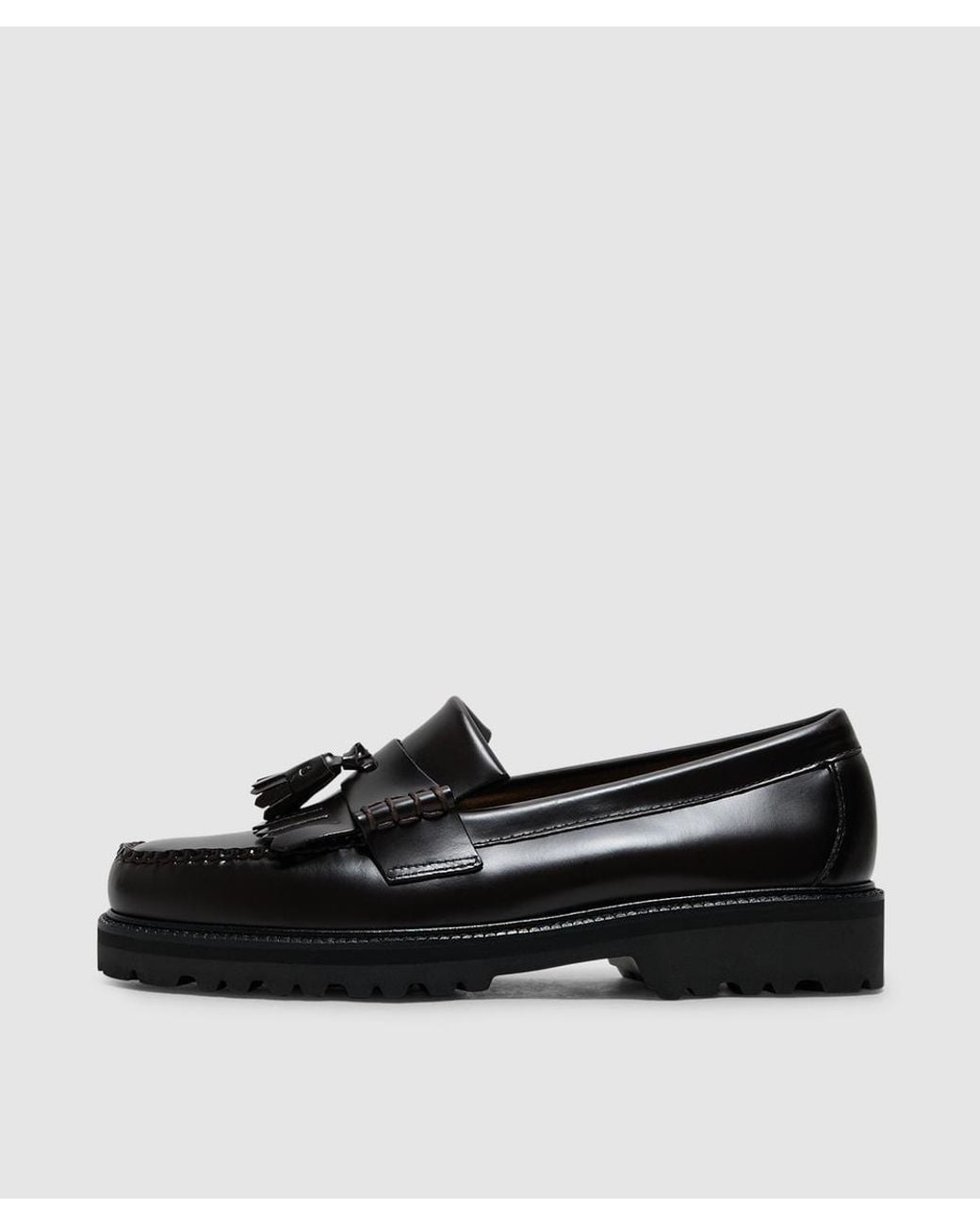 G.H.BASS Black Weejun Layton Ii Kiltie Loafer (Chocolate Lthr for men