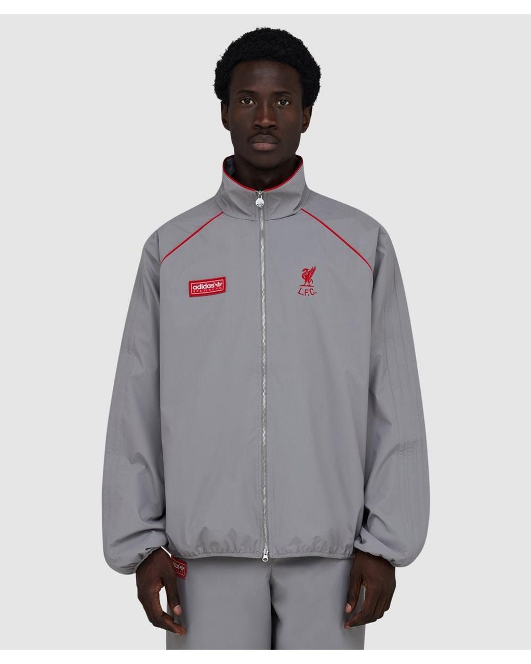 adidas SPZL Gray Spzl Liverpool Fc Track Jacket (Dove for men