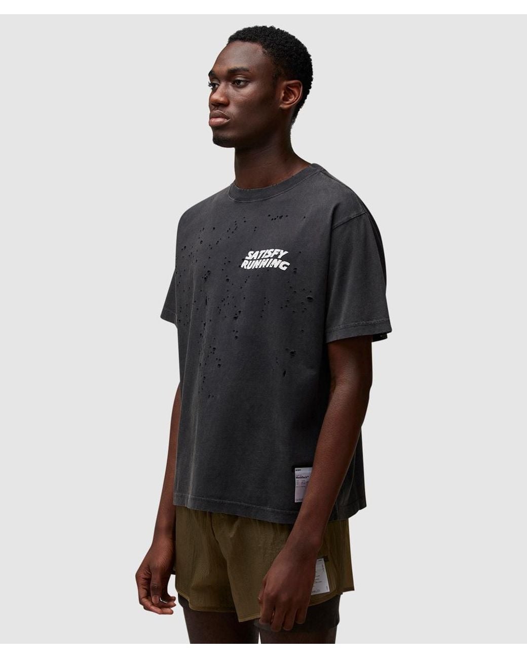 Satisfy Mothtech T-Shirt (Aged in Black for Men | Lyst UK