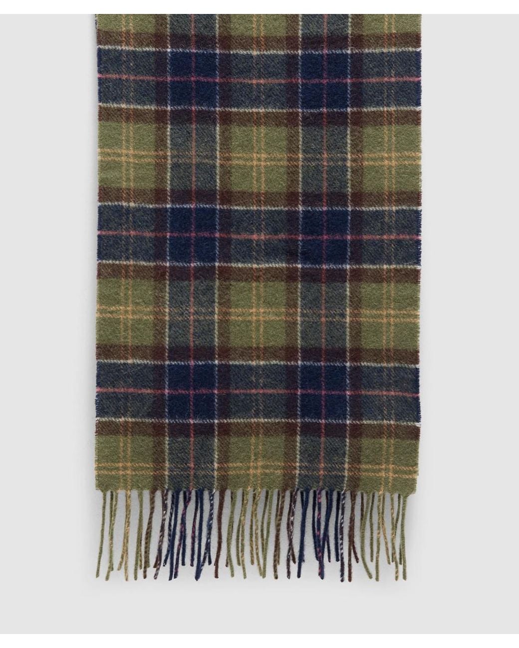 Barbour Multicolor Tartan Lambswool Scarf (Classic