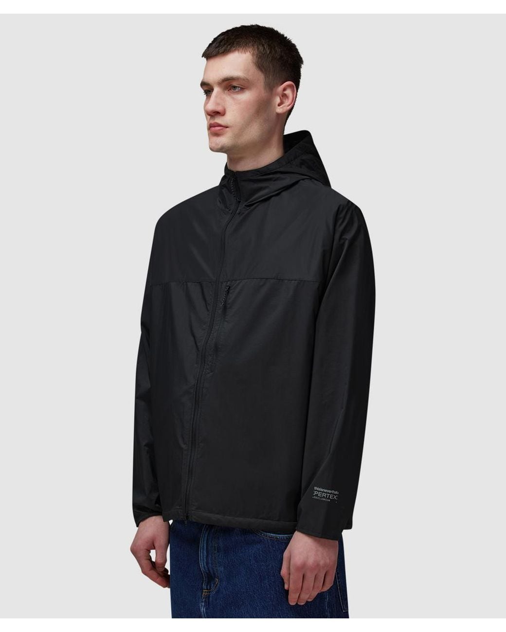 Thisisneverthat Black Pertex Eq Wind Jacket for men