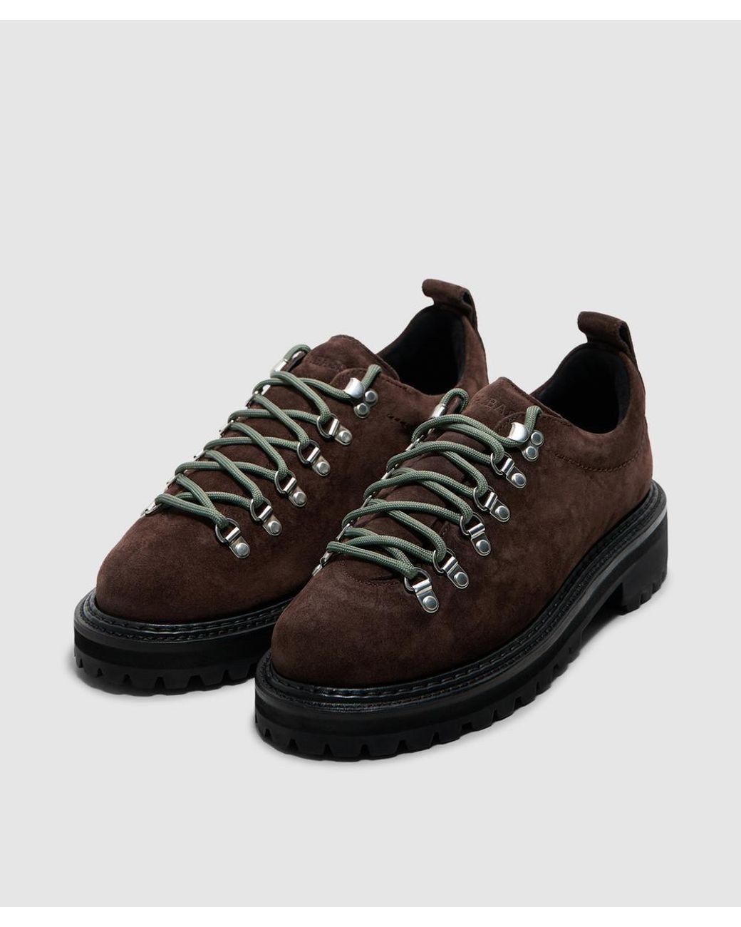 G.H.BASS Brown Mason Hiker Low Suede Boot (Chocolate Suede for men