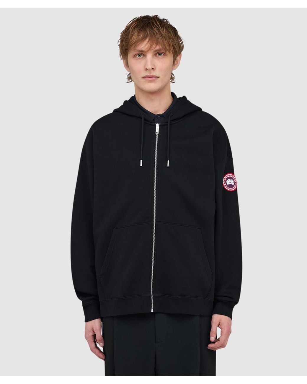 Canada Goose Rove Full Zip Hoodie in Black for Men | Lyst