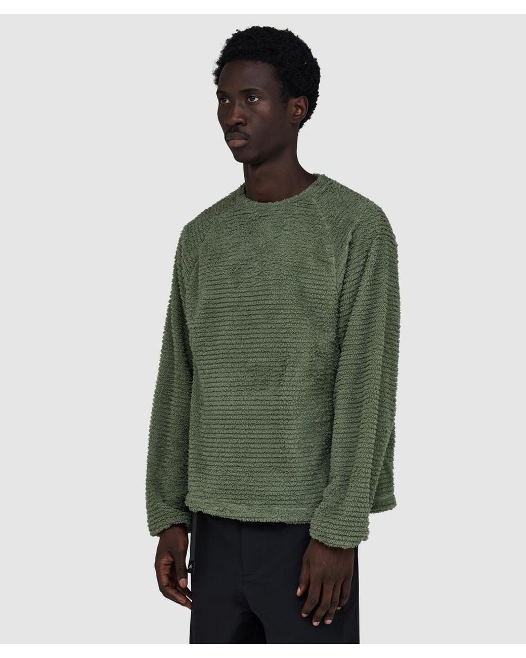 Purple Mountain Observatory Green Primaloft Ursa Pullover (Cement for men