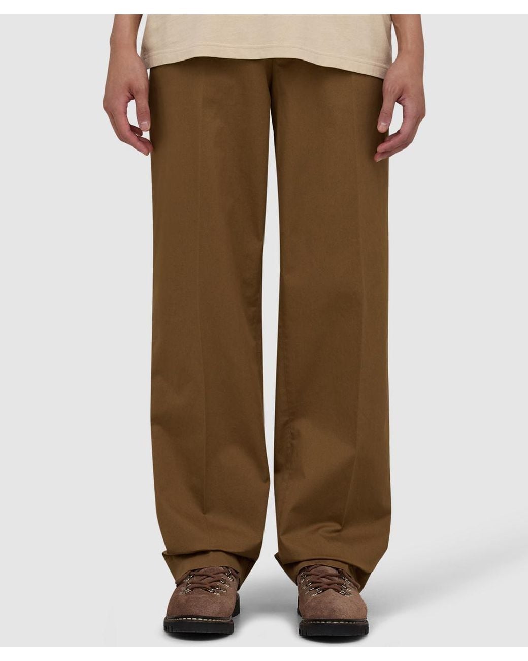 Moncler Brown Tailored Chino Pant for men