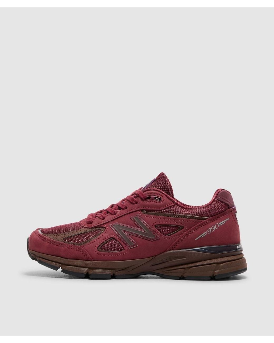 New Balance Red Mius 990V4 Sneaker for men