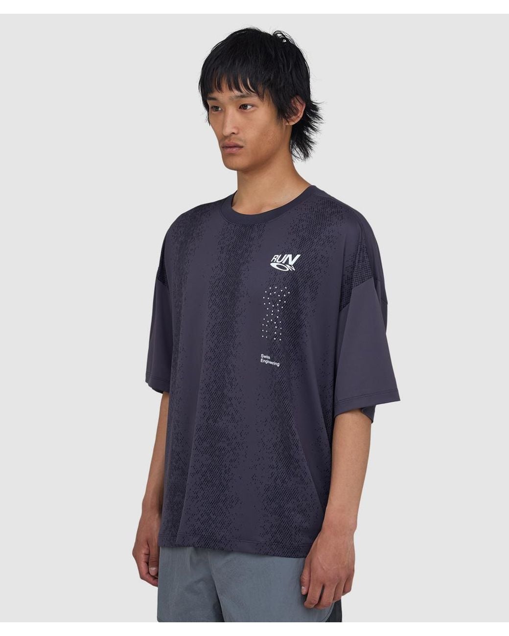 On Shoes Blue Performance Volt T-Shirt (Ir for men