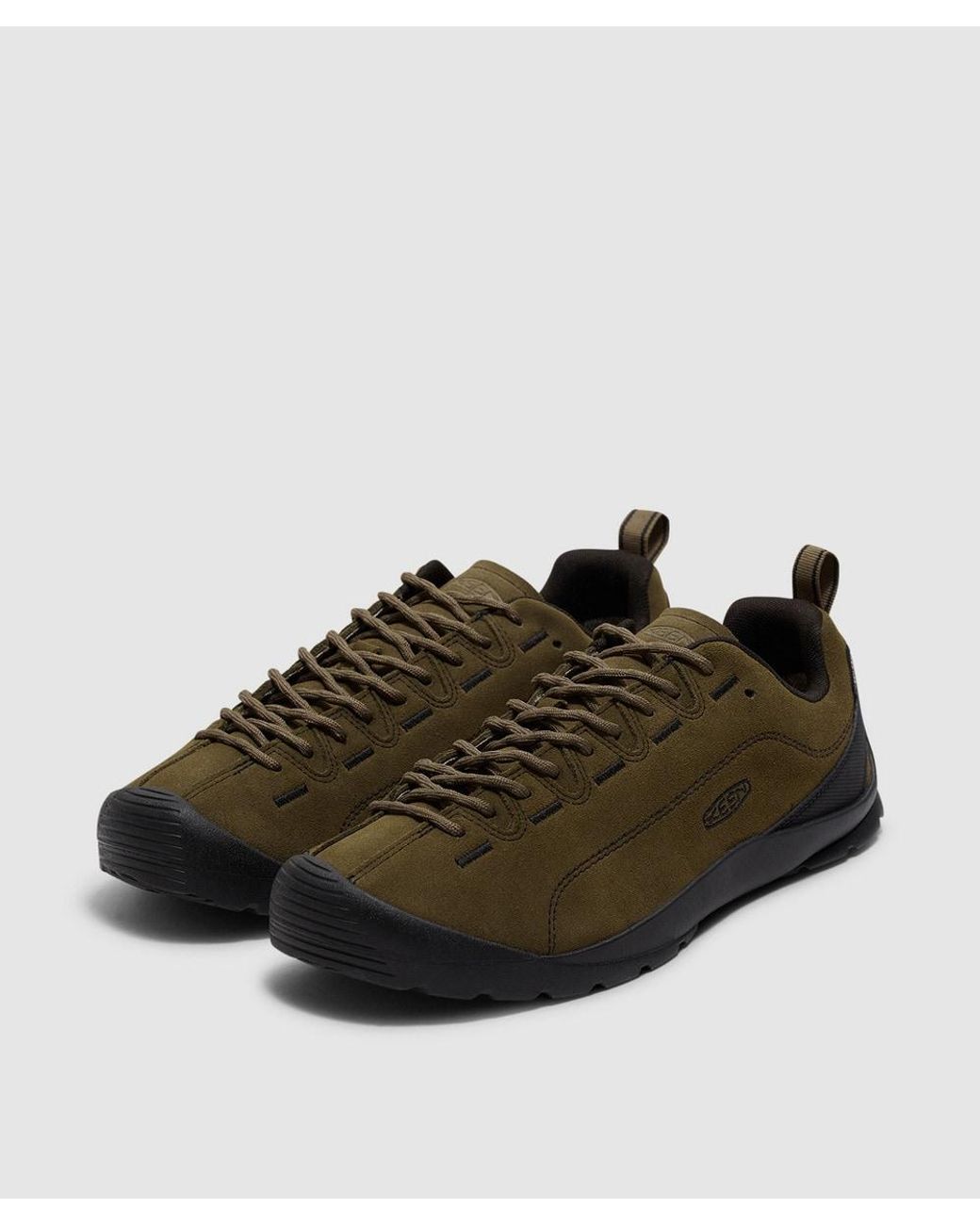 スニーカー Keen Jasper Waterproof Sneakers Canteen Black Women's Jasper Nylon Waterproof Sneaker | Black/Black | KEEN