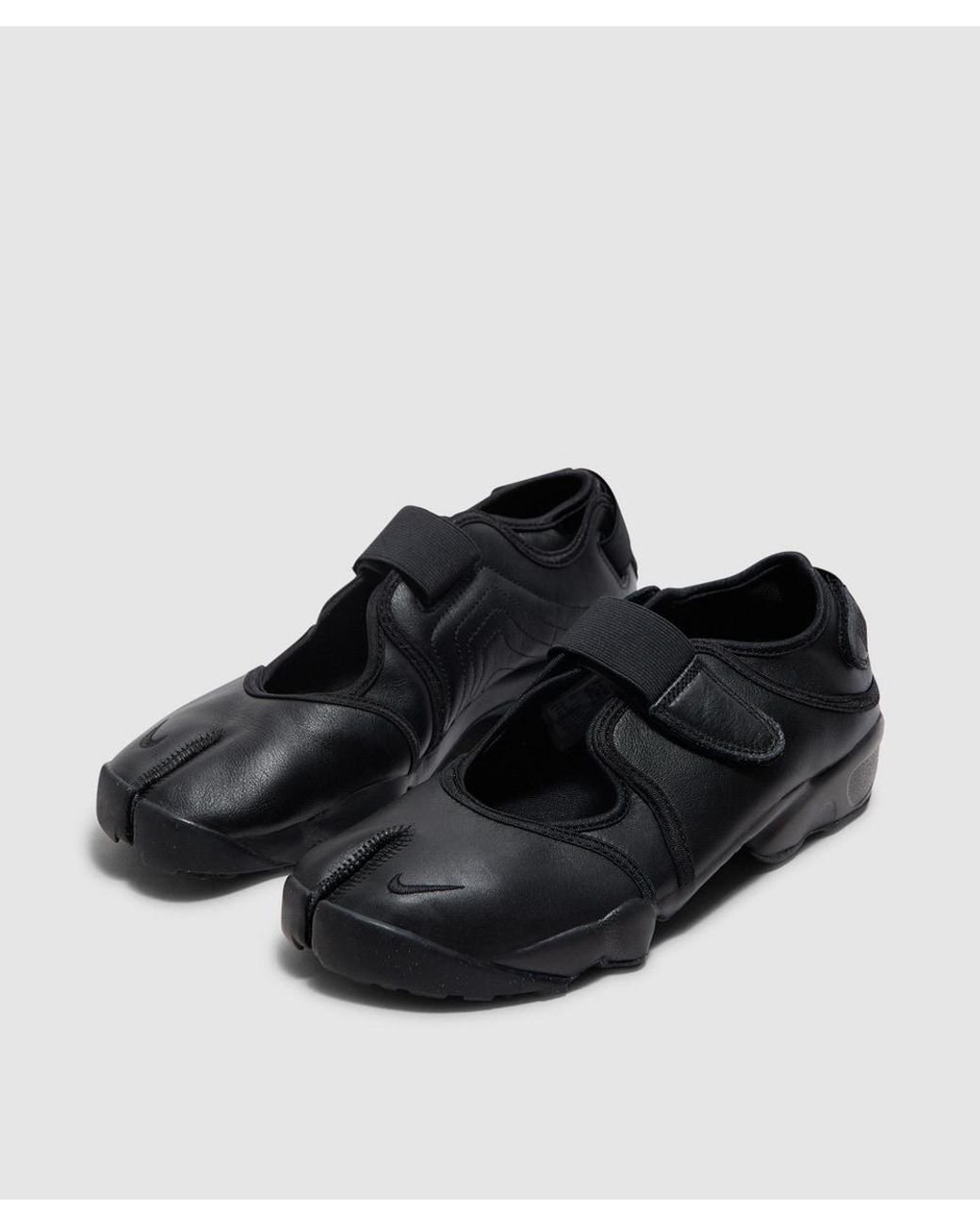 靴 NIKE AIR RIFT LEATHR BLACK Nike WMNS Air Rift Leather All Black HM5737-002 Women's Size