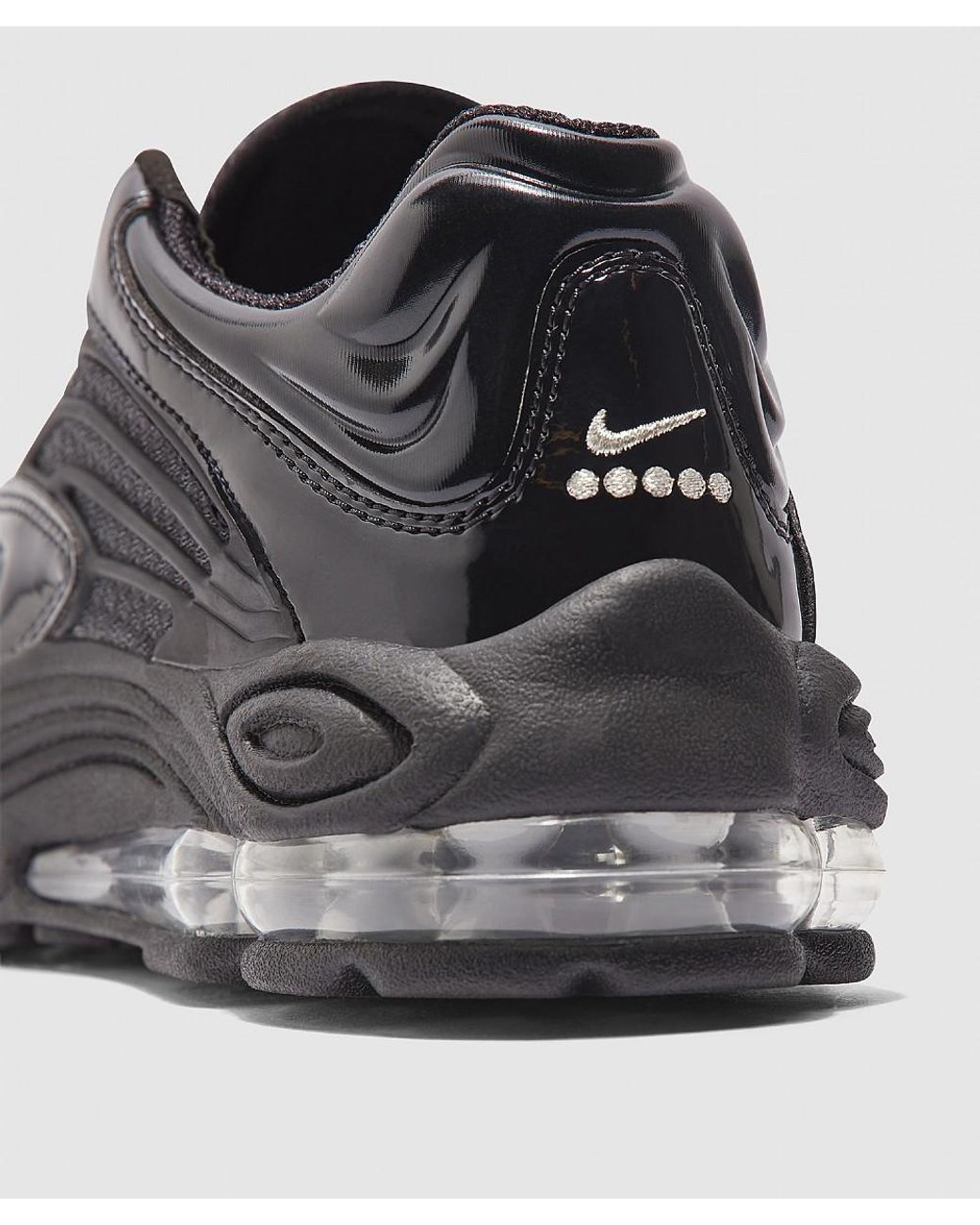 Nike Leather Air Tuned Max 99 Sneaker in Black/Black/Metallic Silver  (Black) for Men | Lyst Canada