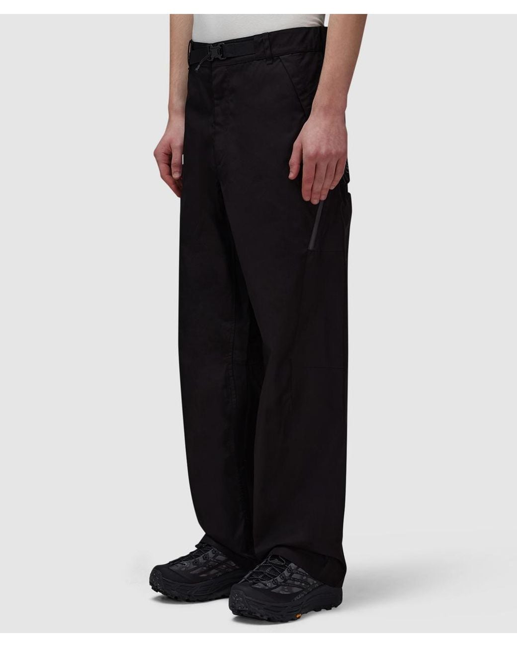 C P Company Black Metropolis Series Cargo Pant for men