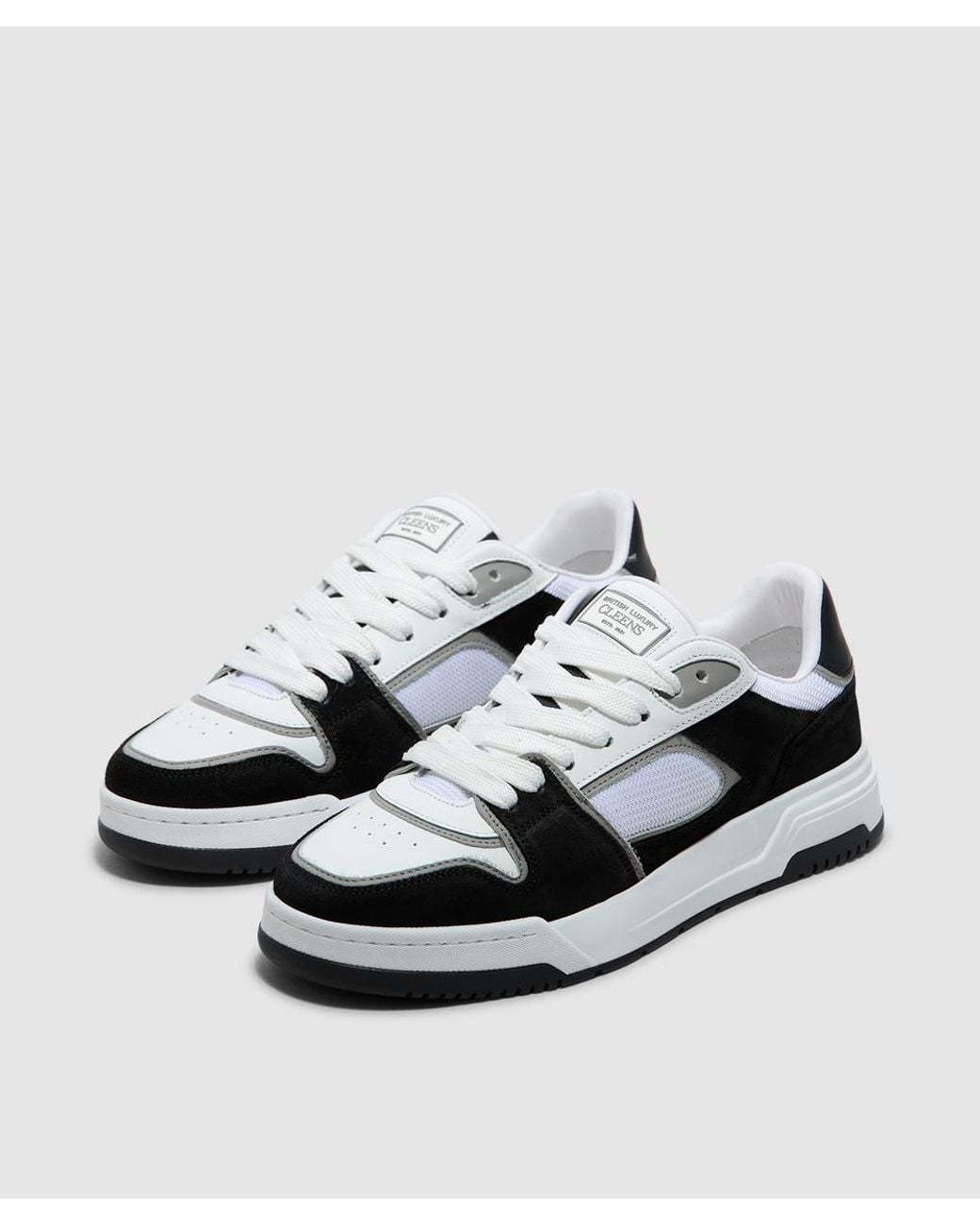 Cleens White Layup Sneaker for men