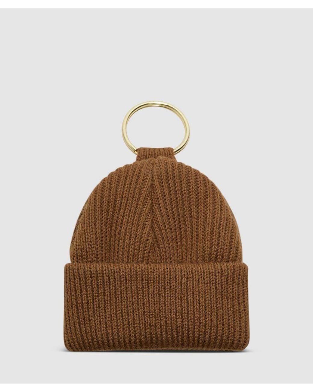 Carhartt Brown Mini Watch Hat Keychain (Hamilton