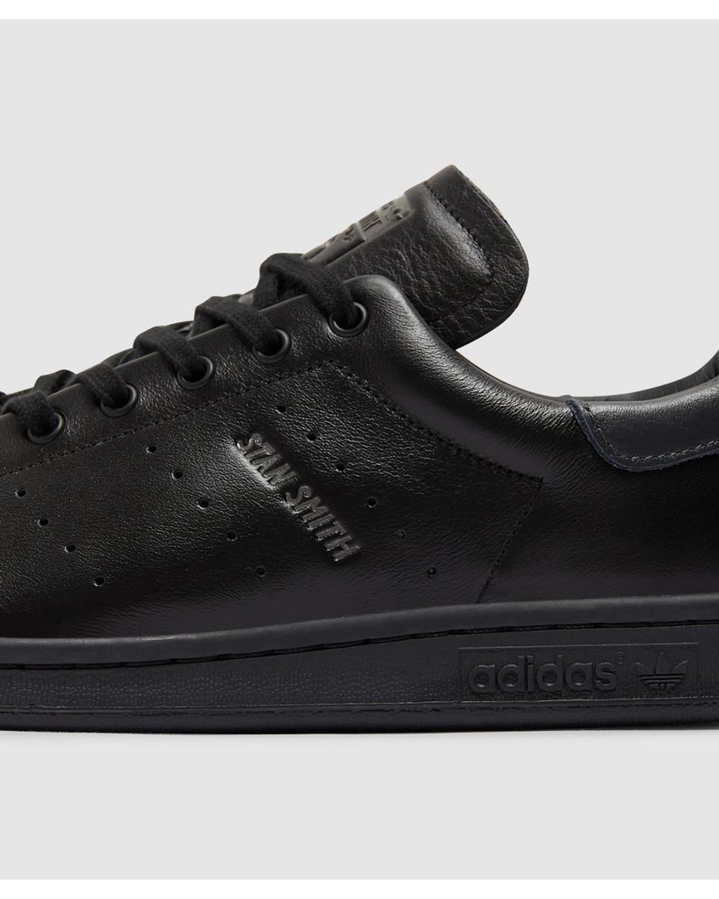 adidas Stan Smith Pure Sneaker in Black for Men | Lyst