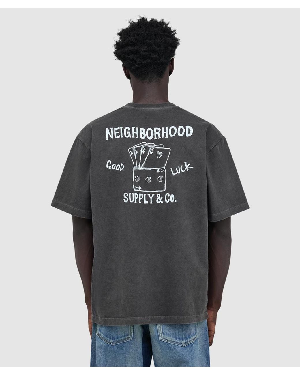 Neighborhood Gray Nh Tee Ss 14 T-Shirt for men