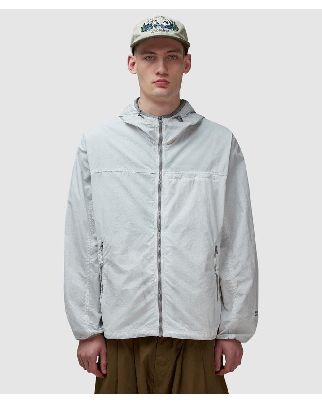 thisisneverthat X Gramicci Overdyed Light Jacket in Gray for Men