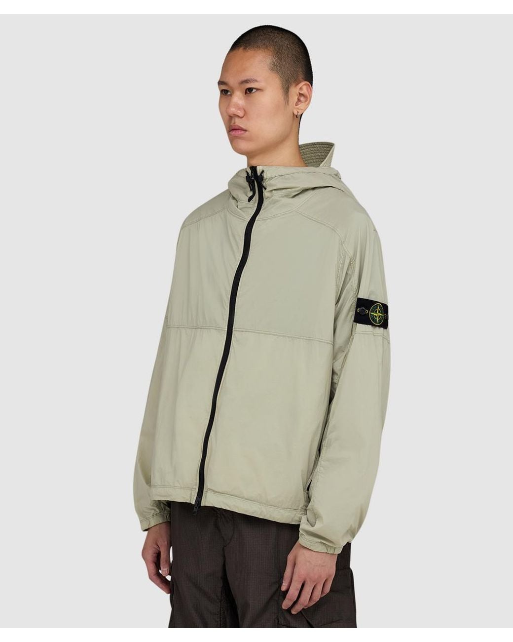 Stone Island Natural Ultralight Nylon Stretch-Tc Jacket (Sand for men
