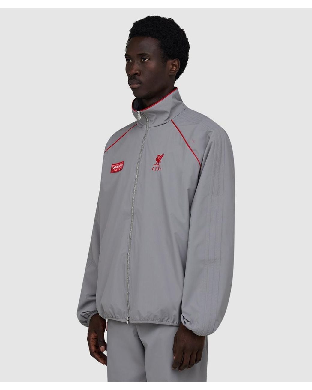 adidas SPZL Gray Spzl Liverpool Fc Track Jacket (Dove for men