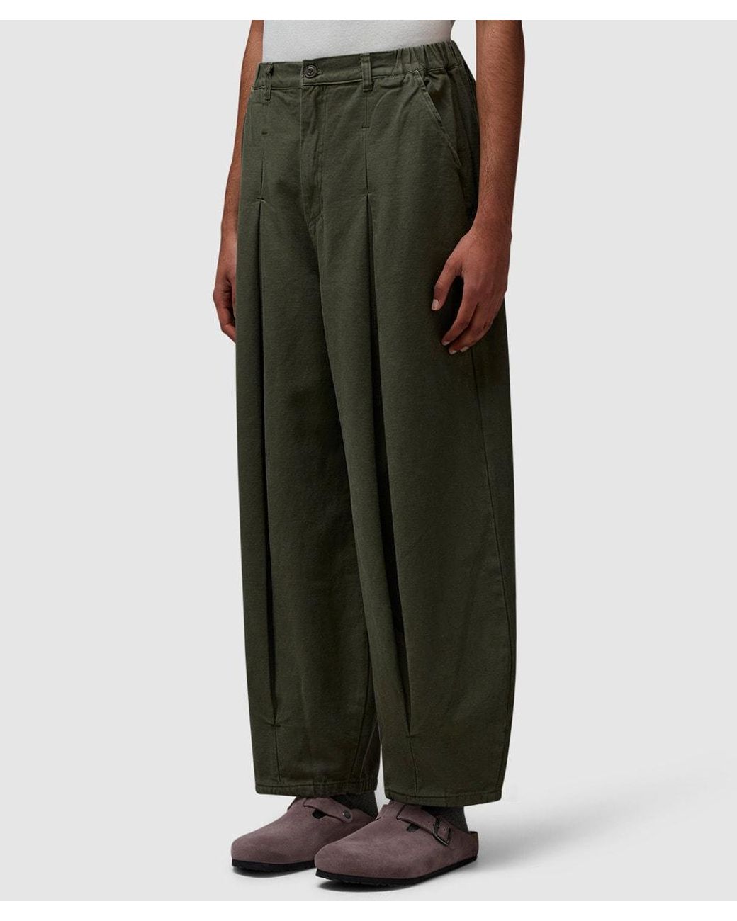 ANGLAN Long Tuck Wing Balloon Pant in Green for Men | Lyst UK
