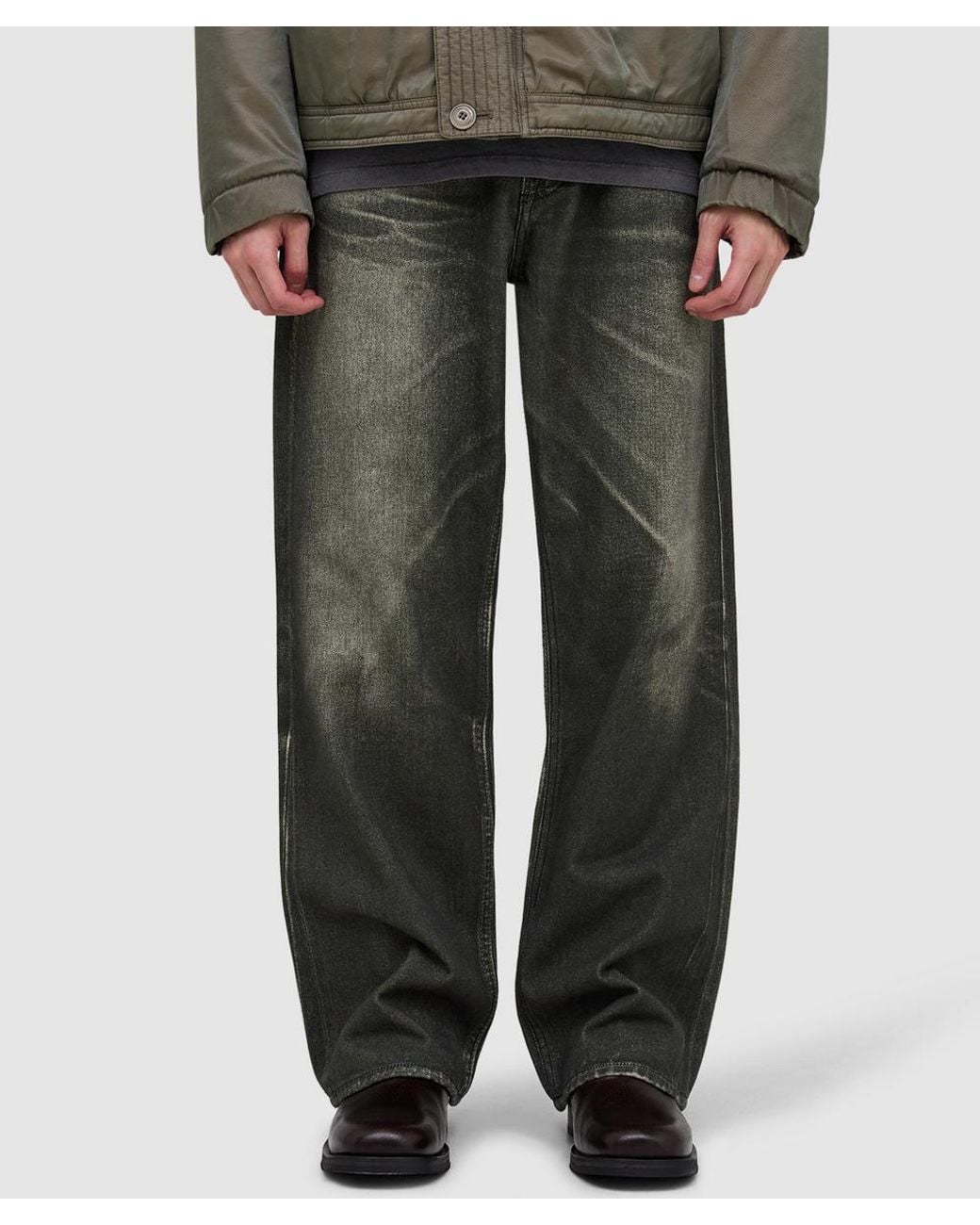 Our Legacy Third Cut Jean (Digital Aurora Print in Green for Men