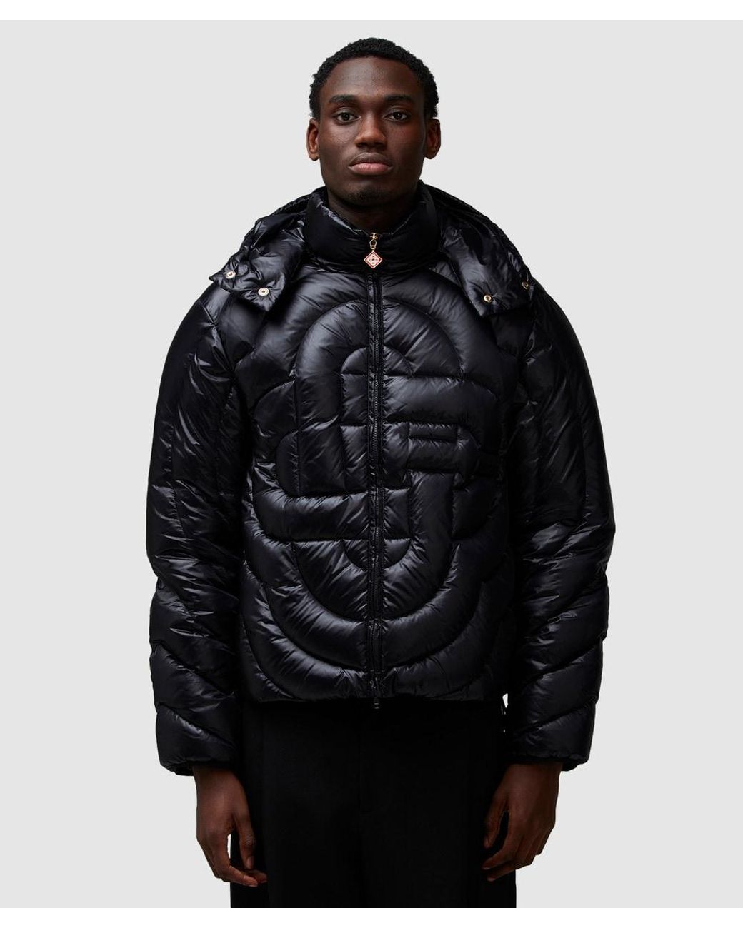 CASABLANCA Quilted Puffer Jacket ( in Black for Men | Lyst