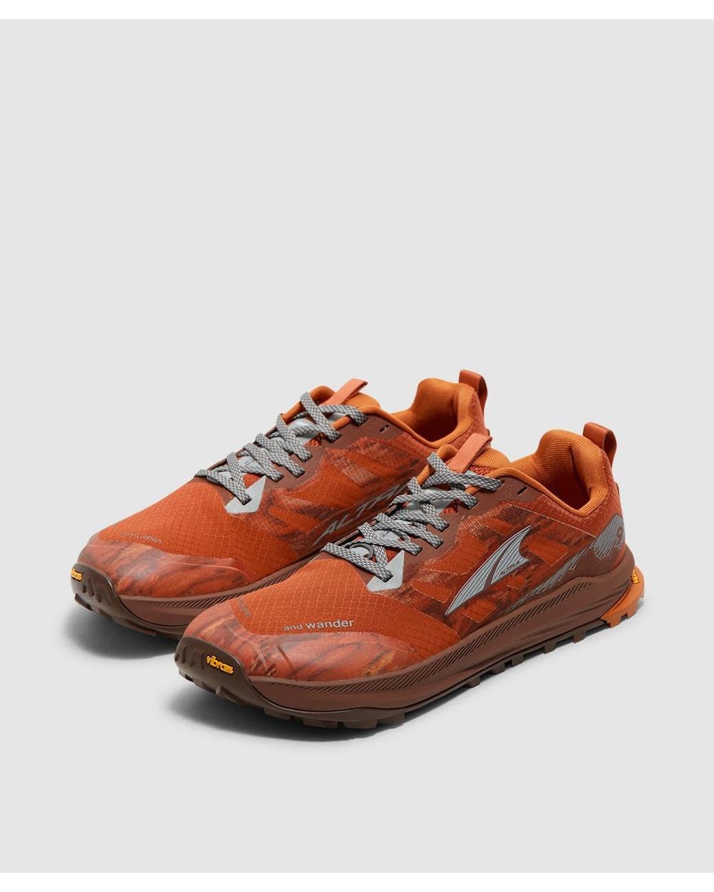 And Wander Brown X Altra Lone Peak 9+ Sneaker (Dark