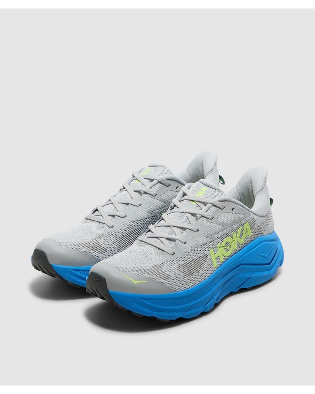 Hoka One One Blue Challenger 8 Sneaker (Stardust/Virtual/Cobalt for men