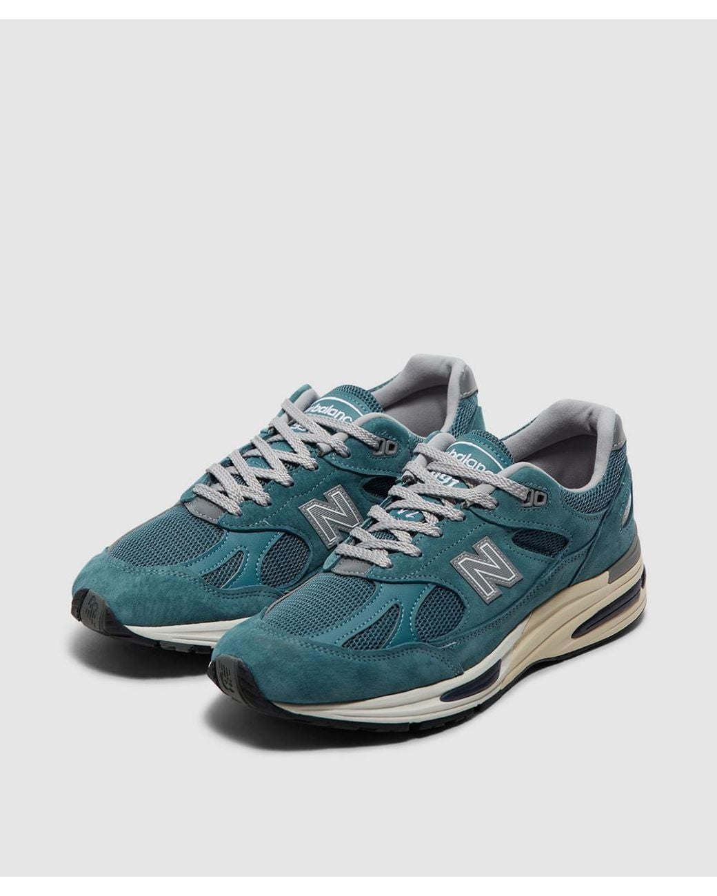 New Balance Blue Miuk 991V2 Sneaker for men