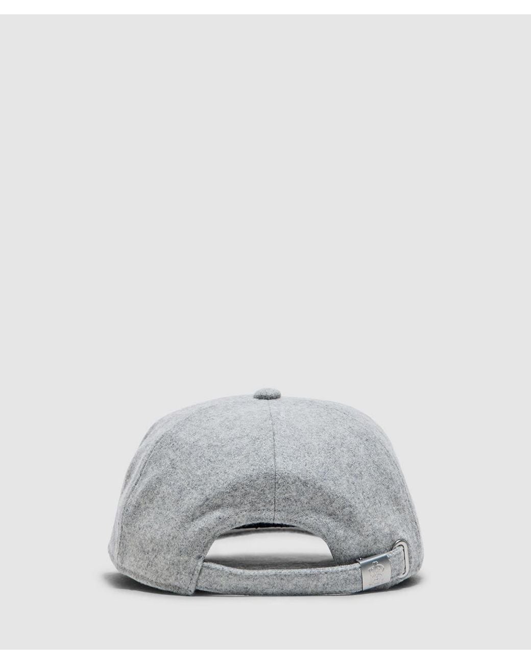About Blank White Monogram Cap /Ecru