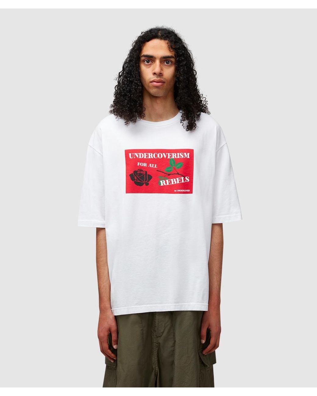 Undercover White Ism Rebels T-Shirt for men