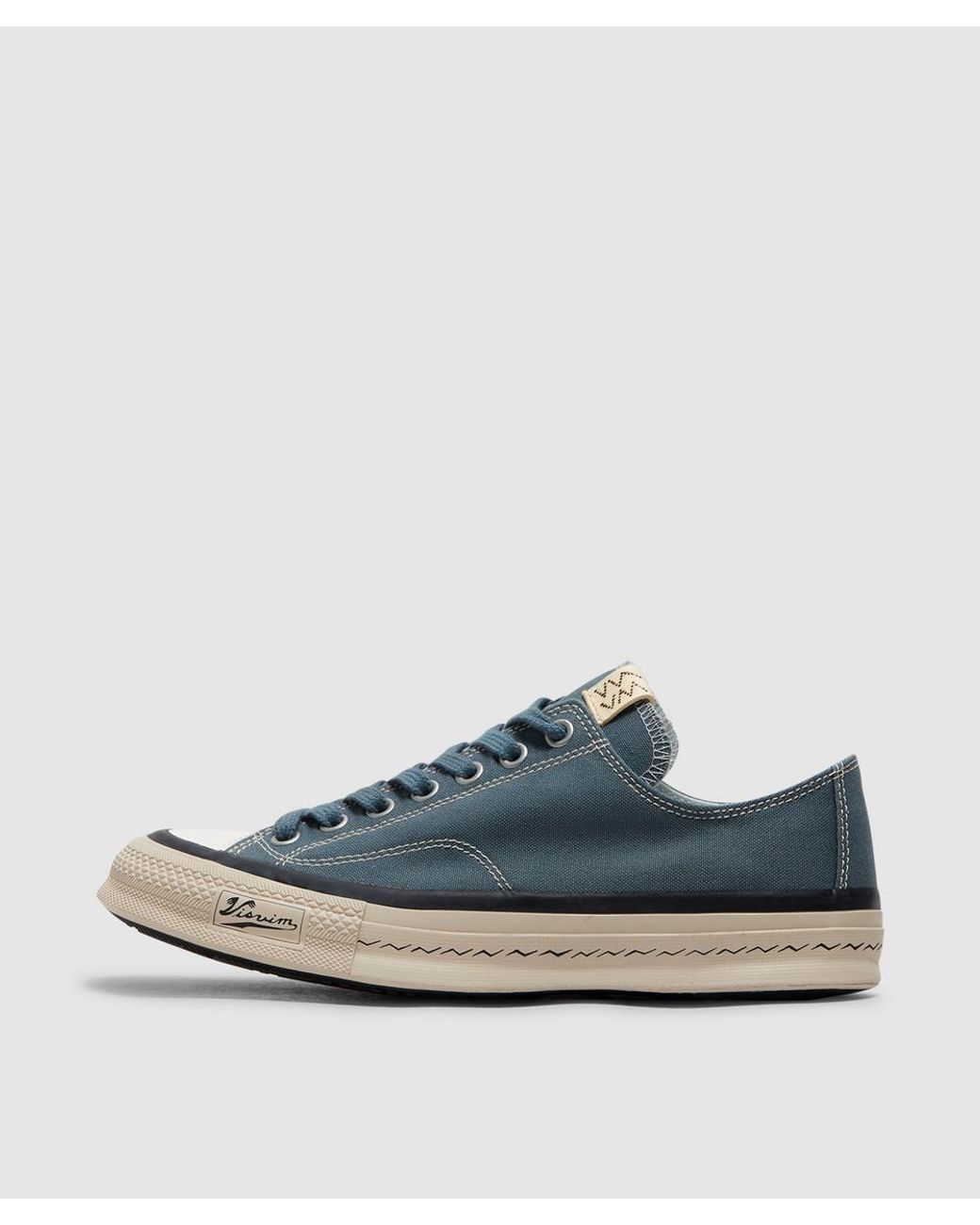 Visvim Blue Skagway Lo Canvas Sneaker for men
