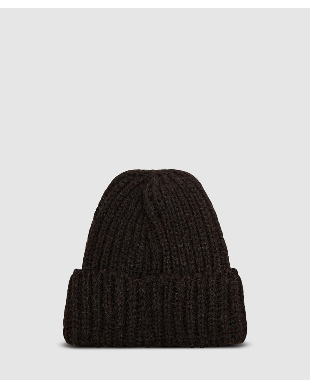 Cafe Mountain Black Wool Toque Beanie (Slate