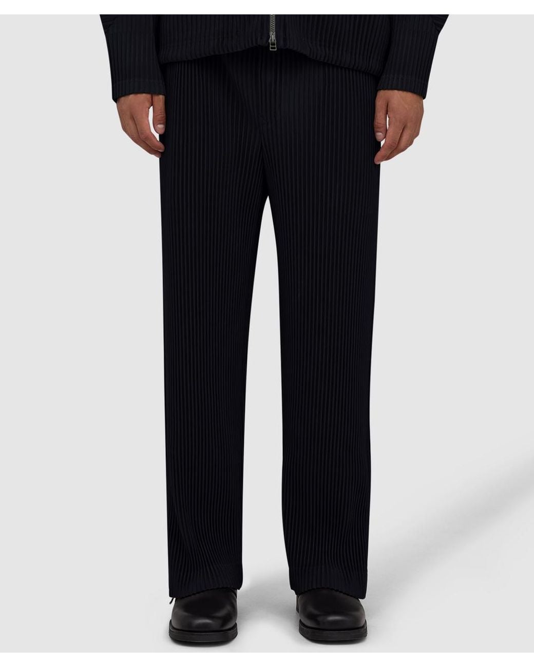 Homme Plissé Issey Miyake Black Pleats Straight Leg July Pant (15 for men