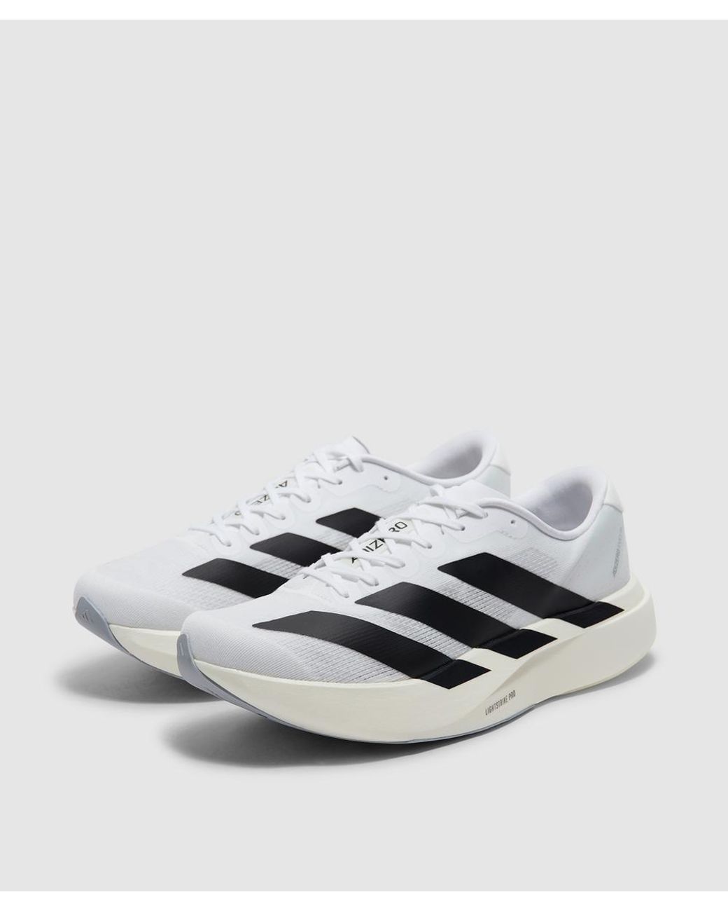 Adidas Originals White Adizero Evo Sl Sneaker for men