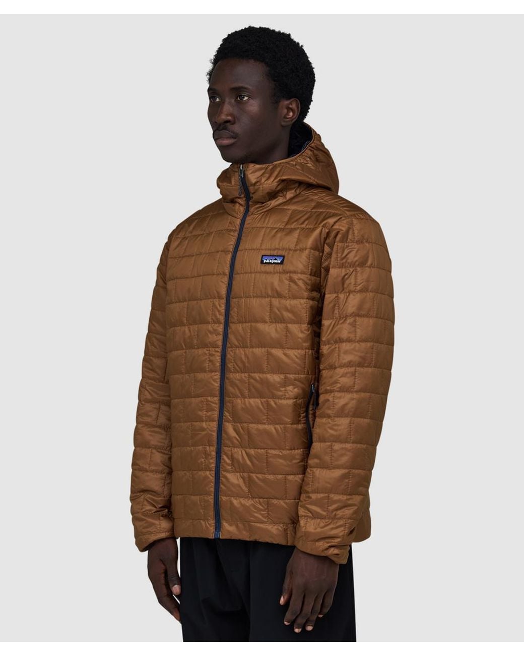 Patagonia Brown Nano Puff Jacket (Deer for men