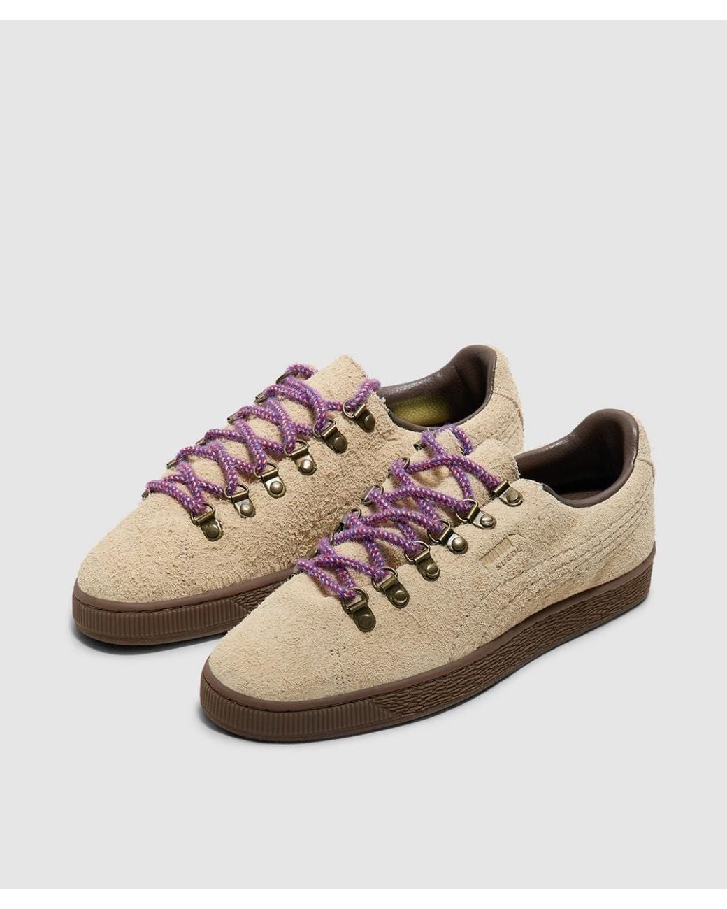 PUMA Brown Suede Hike Sneaker (Cashew-Gum for men