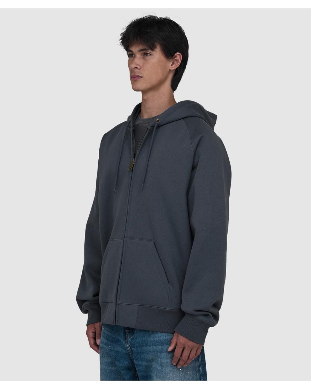 Carhartt Blue Chase Zip Hoodie (Styx for men