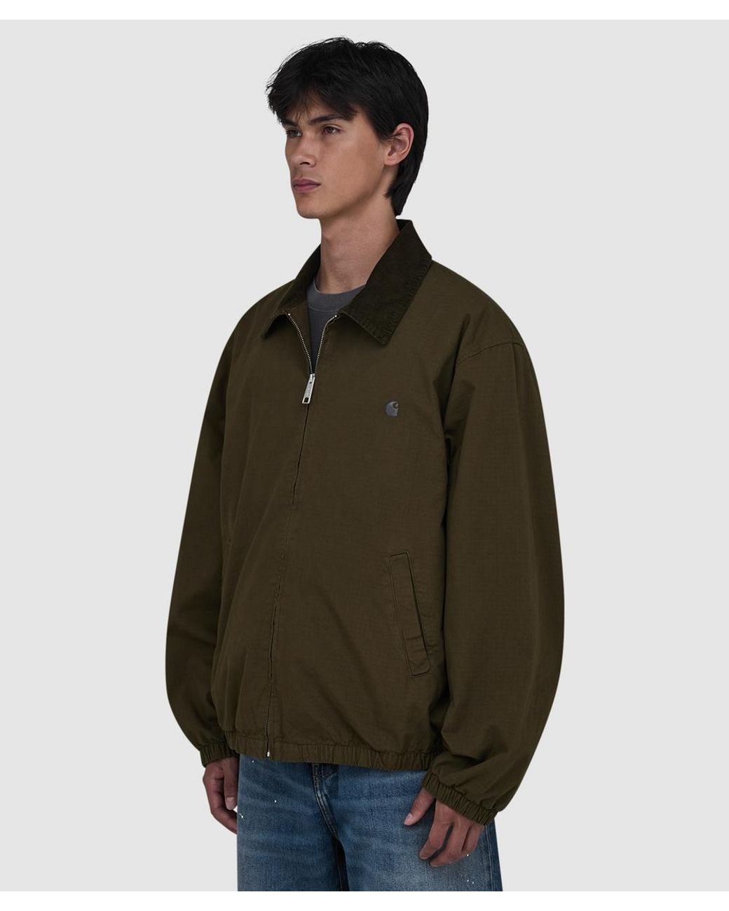 Carhartt Green Madison Ripstop Jacket (Dark Beech for men