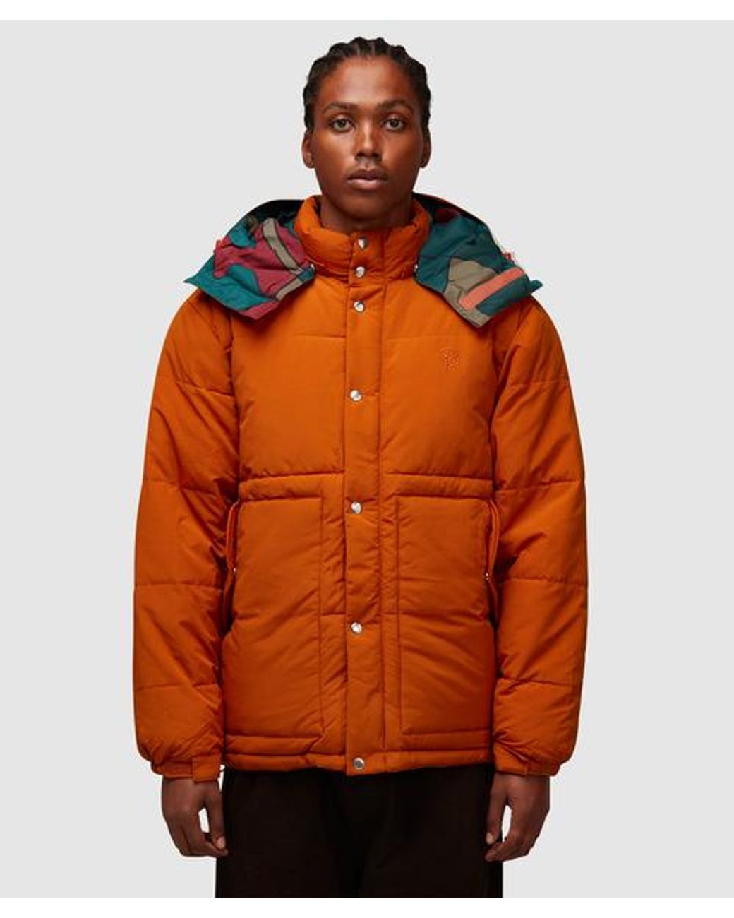 Orange bubble clearance coat mens
