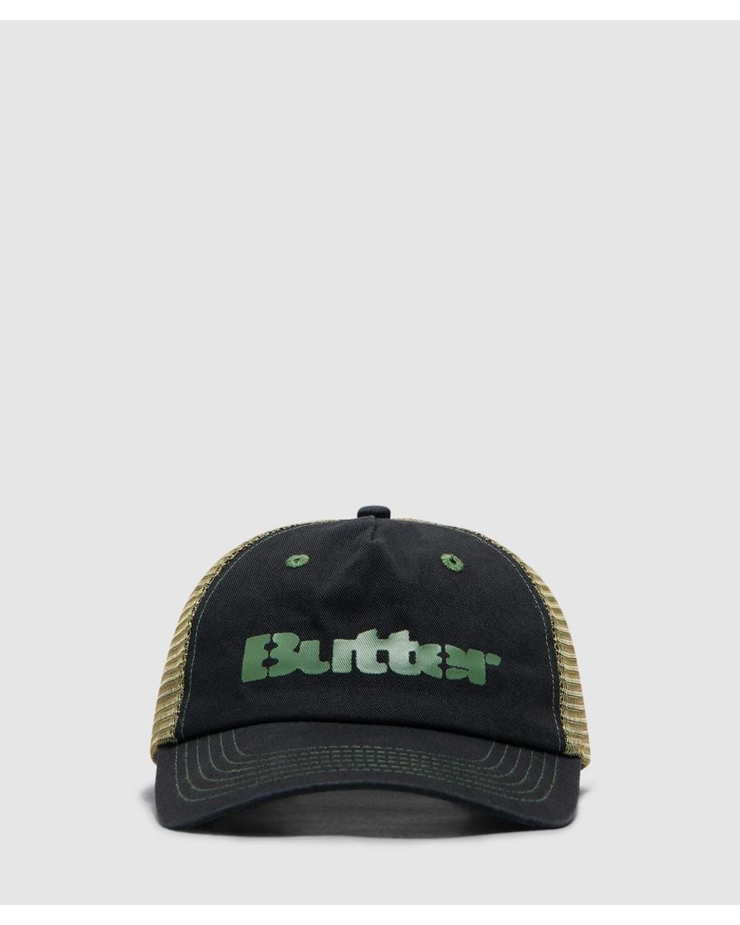 Butter Goods Black Stencil Trucker Cap