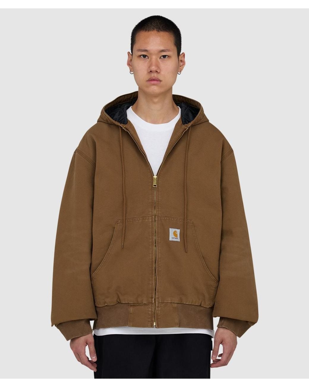 Carhartt Brown Og Active Jacket (Wip H for men